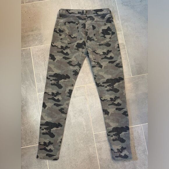 Hudson Nico Midrise Camo Super Skinny Ankle Size 28 - Picture 8 of 14